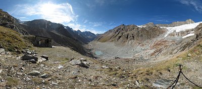 Chata Aosta a Dent D'herens (Itlie)