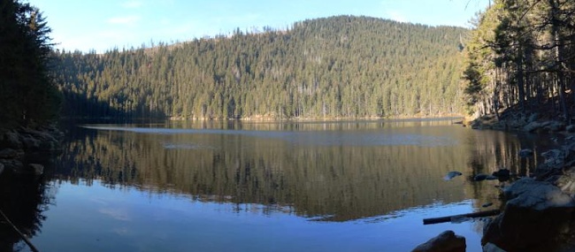ertovo jezero na umav