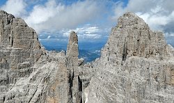 Rozhled z Cima Margherita (2845m)